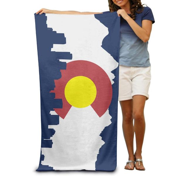 

towel colorado flag microfiber quick dry travel bath beach camping gym yoga swimming fabric towels fitness