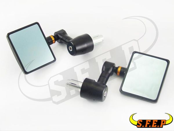

motorcycle mirrors 7/8" 22mm universal cnc handle bar end rear side view