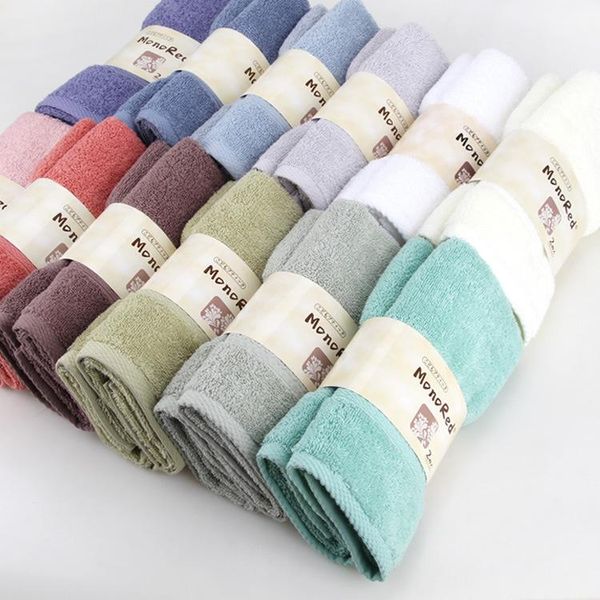 

towel pure cotton plain el household soft absorbent face daily necessities washing solid color l1