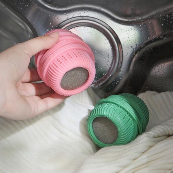 

storage bottles & jars laundry ball anti-twist anti-knotting balls magic power strong decontamination for washing machine easy to store prod