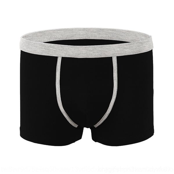 

b6r nderwear flat nderunderwear women's panties ndernder convex design cotton four corner pants men's simple personality line four, Black;pink