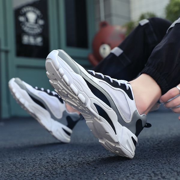 

2021 women mens running shoes student outdoor sports sneakers red grey blue size eur 38-46 code 49-0305