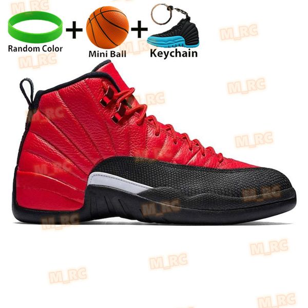 

basketball shoes 12s mens sneakers university gold cny cherry flu game white dark grey french blue sports trainers with keychainfo5n