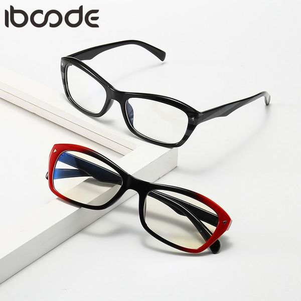 

fashion sunglasses frames iboode -1.0 to -4.0 finished myopia glasses men women irregular prescription eyeglasses short sight eyewear optica, Black