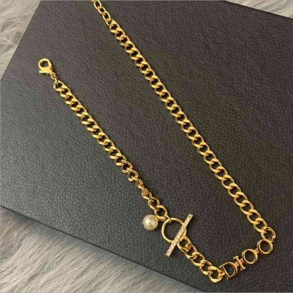 

70% off new diamond inlaid pearl necklace in 2021, Silver