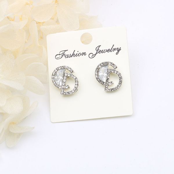 

inner beauty 925 silver needle korean temperament personality versatile long flash diamond net red tide people earrings