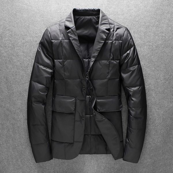 

Men's Down & Parkas High Quality Fashion Designer Clothes Suit Jacket Short Winter Warm Size M-4XL 2ZKQ, Black