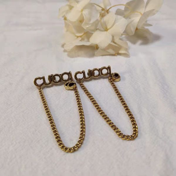 

fashion letters tassel charm earrings for women party jewelry, Golden