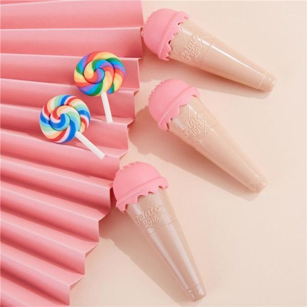 

1/5pcs 8ml creative ice cream lip gloss tubes containers diy makeup tools cosmetic transparent refillable bottle1