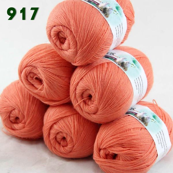 

lot 6 skeins lace soft acrylic wool 5% cashmere yarn hand knitting 238-916-6 rose, Black;white
