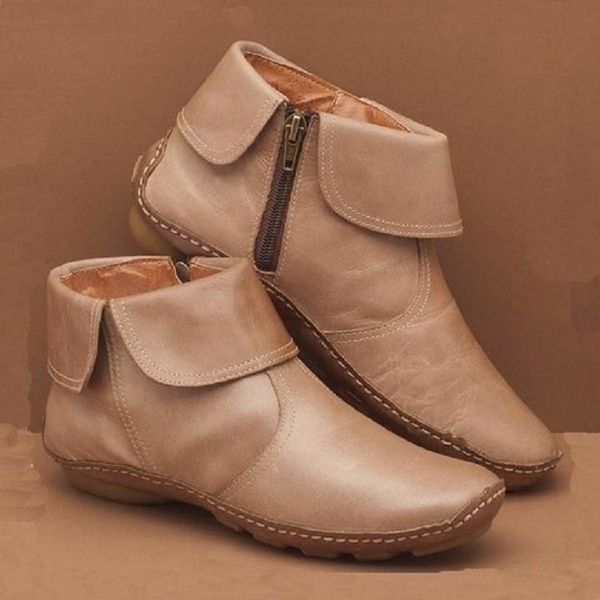 

boots casual large women's leather boots martin, Black