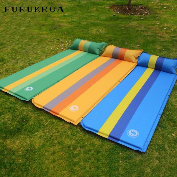 

outdoor camping automatic inflatable mat moisture-proof for tent widened thickened sleeping pad pvc x150b pads