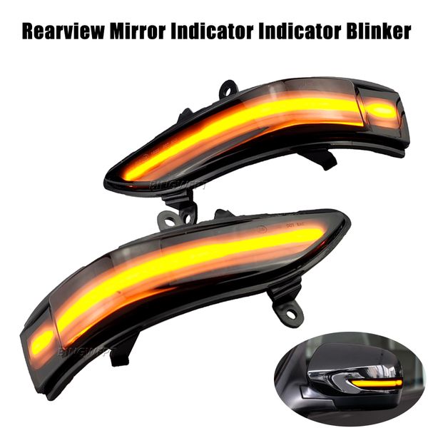 

rearview mirror led turn signal light indicator dynamic blinker for subaru forester outback legacy tribeca 2007-2016
