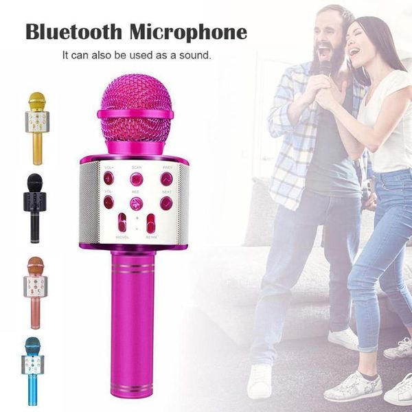 

karaoke microphone mobile singing live artifact wireless portable home bluetooth pocket ktv usb speaker o4i9 microphones
