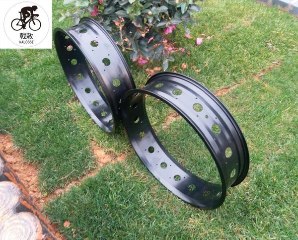 

bike wheels kalosse disc brakes fat bicycle rims 100mm width snow wheel 20 inch 36holes 20*4.8 tires