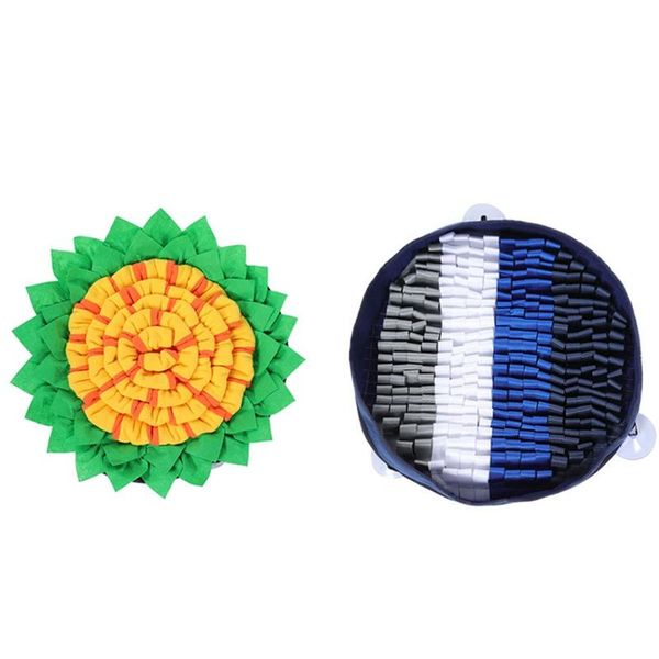 

kennels & pens pet slow feeder dog toys snuffle mat sniffing pad non-slip training