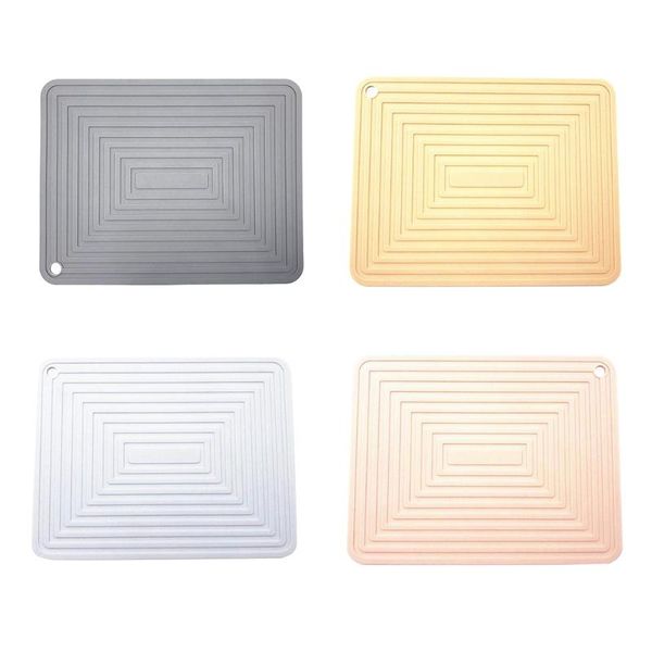 

mats & pads silicone holder mat kitchen heat non-slip resistant trivet pot tray straightener