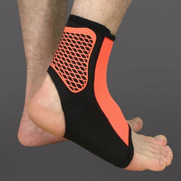 

ankle support 1 pair sports pads elastic brace guard foot ankles protector wrap for bicycle football taekwondo basketball, Blue;black
