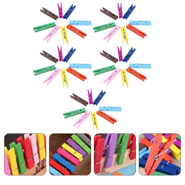 

clothing & wardrobe storage 50pcs wooden clothes pegs home towel clips durable fixing