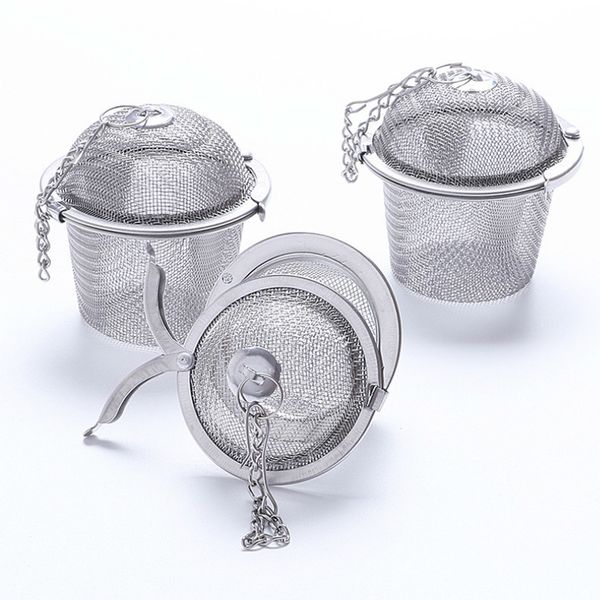 

basket tea infuser with chain seasoning bag filter herb stew ot spice strainer