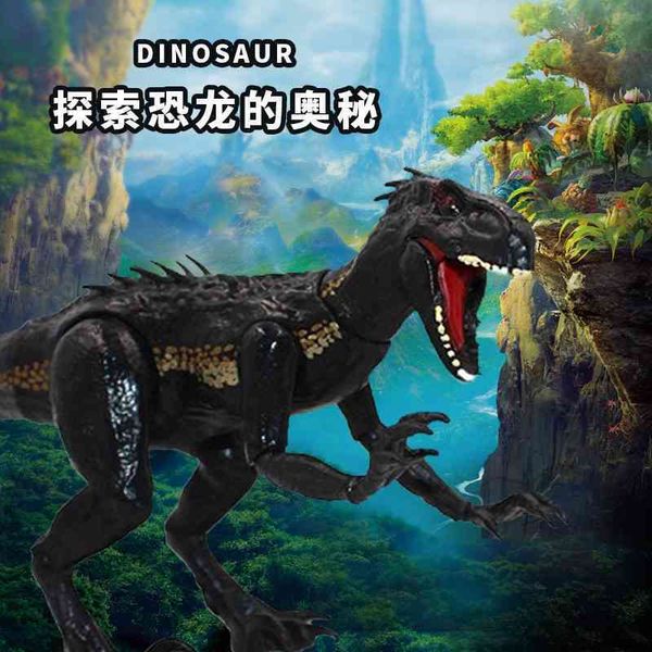 

simulated dinosaur animal model tyrannosaurus rex children's boy toy hand-made gift
