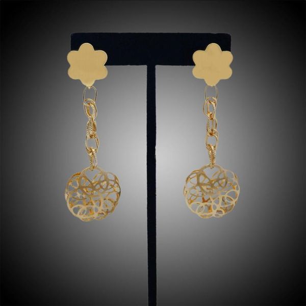 

wedding jewelry sets yulaili 2021 trendy korean hollow flower geometry dangle drop earrings for women party gifts bijoux, Slivery;golden