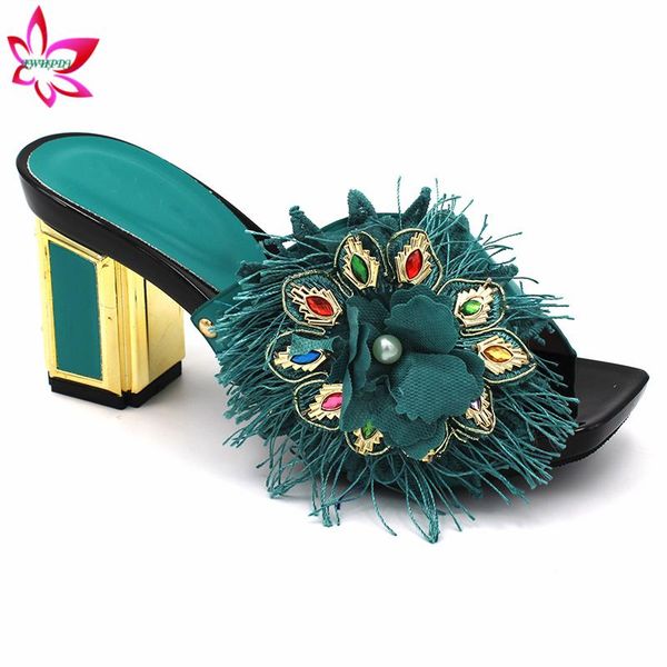 

dress shoes teal color special design italian women shoeos nigerian mama for wedding, Black