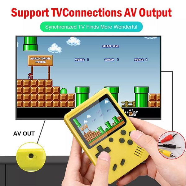 

portable game players 400 in 1 handheld console retro video pocket 3 inch mini player for child gifts nostalgic