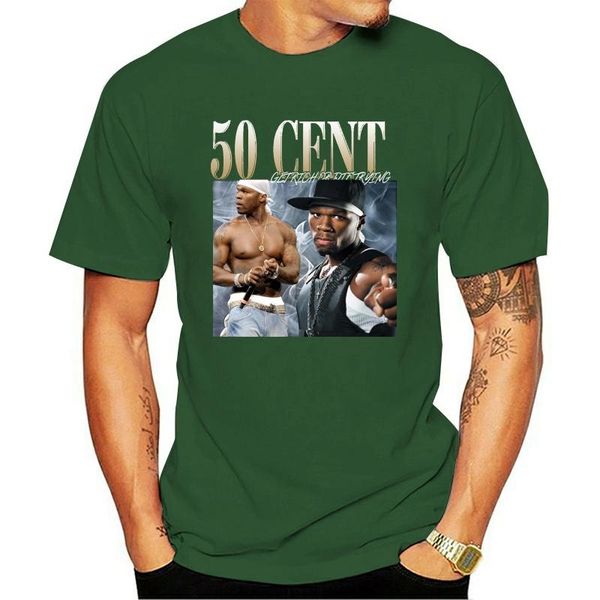 

men's t-shirts 2021 t-shirt men vintage 50 cent women, White;black