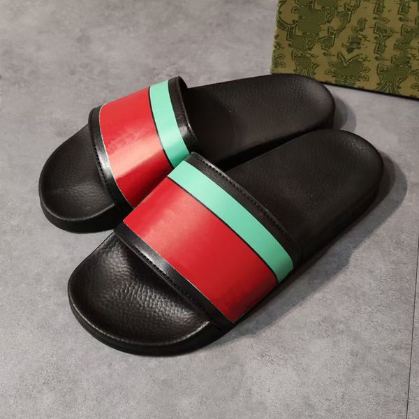 Designer Homens Mulheres Mulheres Borracha Slides Chinelos Verão Itália Moda Salto Flat Bee Flor Impressão Sandálias Plataforma Sandália Flip Flops Slipper Luxurys Designers Sapatos