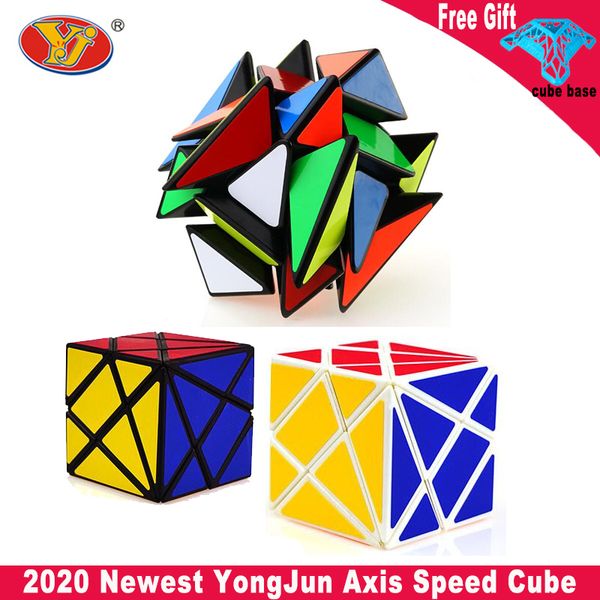 

Yongjun Axis Magic Cube Change Irregularly YJ Axis Magic Speed puzzle 3x3x3 with Sticker Learning Educational for Children
