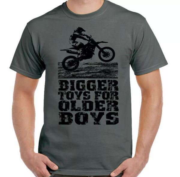 

motocross bigger toys mens funny motorcycle motocross dirt bike scrambler, White;black