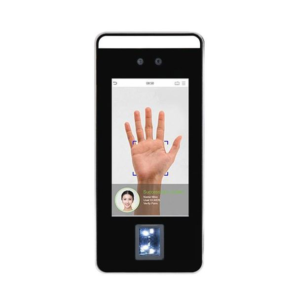 Система распознавания лица ZK XFACE600-P Palmprint Faceprint Dynamic 5-дюймовый 5-дюймовый экран Управление доступом доступа
