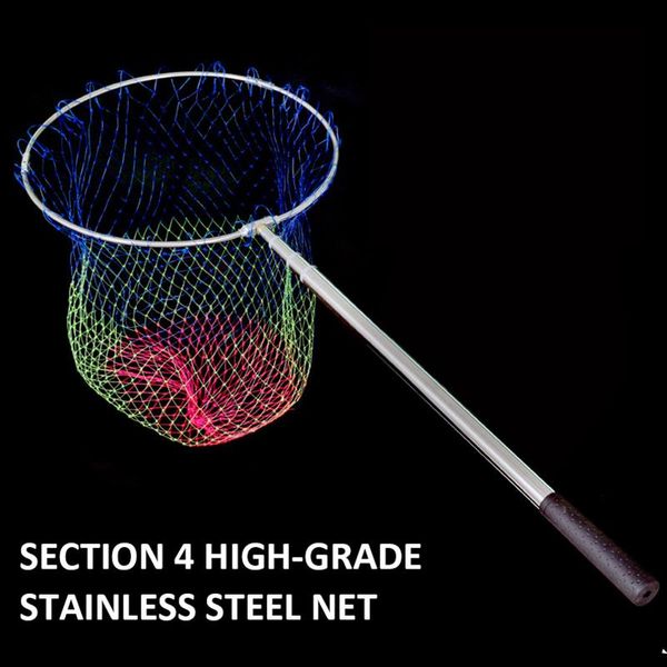 

230cm stainless steel net diameter 40cm shrink nylon fishing accessories