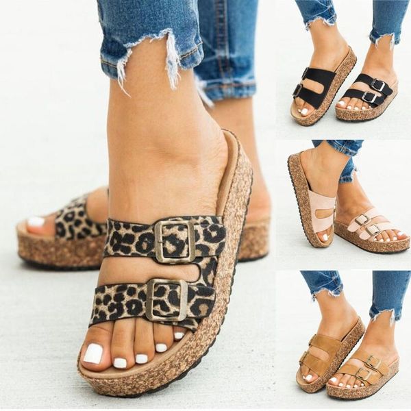 

arrival sandals women summer casual low beach flats shoes gladiators open toe cork slippers femmes sandales, Black