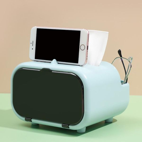 

tissue boxes & napkins storage box home multi function remote control living room decor bedroom desknordic