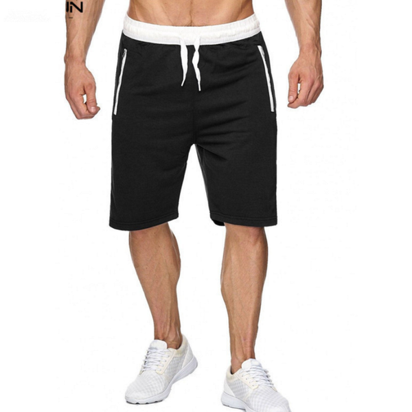 

summer men's bermuda shorts loose straight floral hawaiian casual linen short pants male brand, White;black