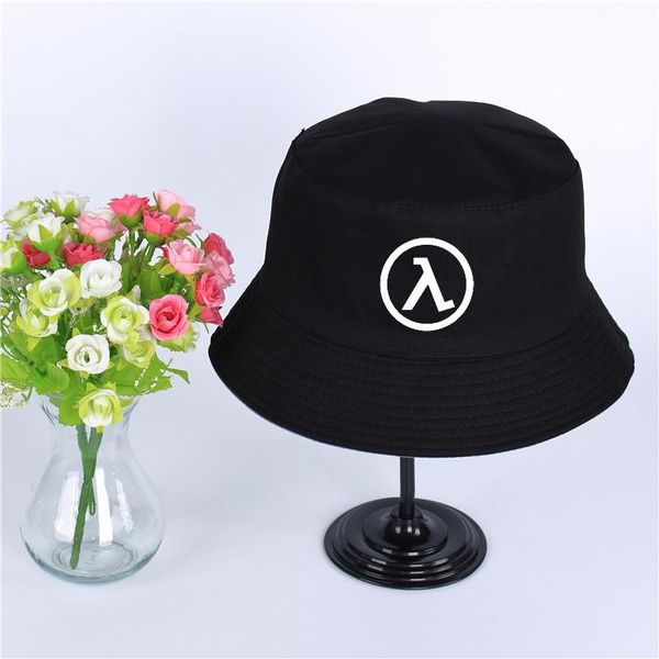 

cloches funny half life 2 logo summer hat women mens panama bucket design flat sun visor fishing fisherman