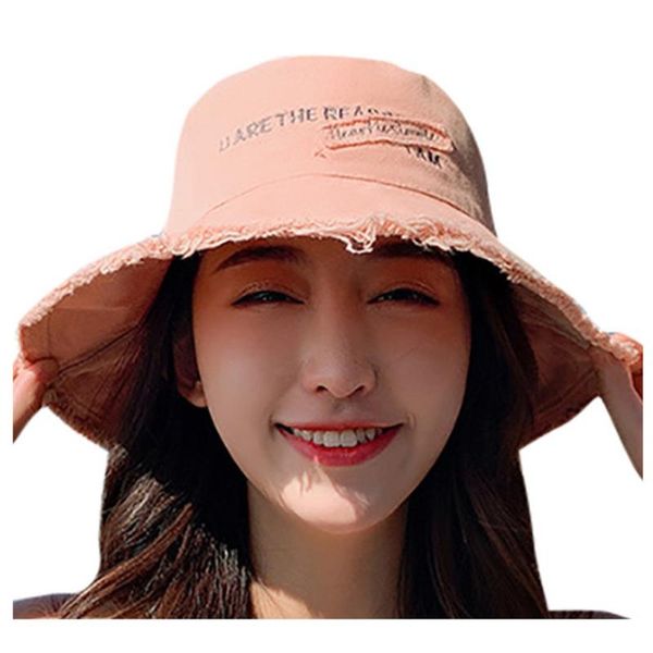 

wide brim hats printing letters men and women sun fashion casual denim hat elegant beach fisherman vacation mankind, Blue;gray