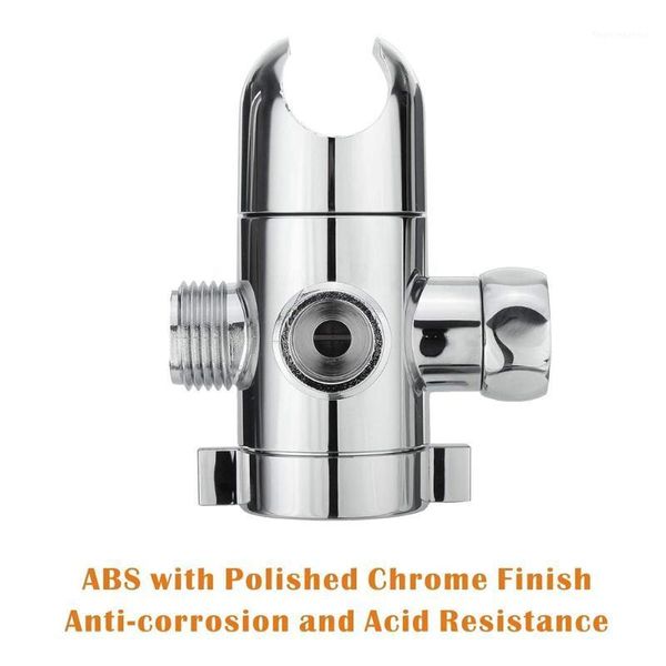 

3-way shower head diverter mount combo arm mounted valve fixer bracket tee adapter for bathroom supplies1