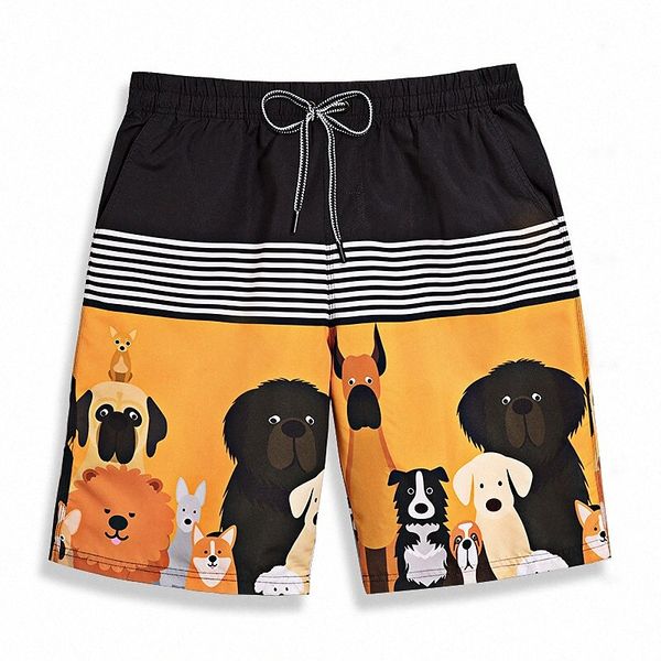 

men's swimwear swim bottoms swimsuit drawstring blue black gray red yellow bathing suits casual / summer / beach t70d#, White;black