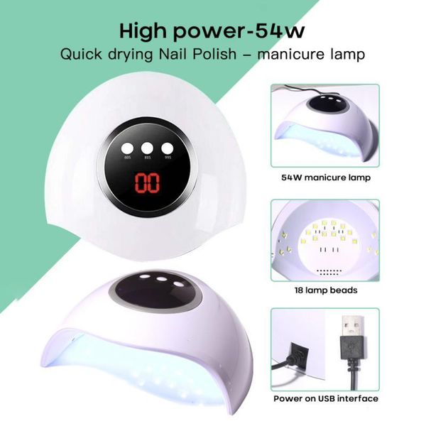 

nail art tool set sequin led potherapy lamp extension gel beginner manicure glue potherap tslm1 kits