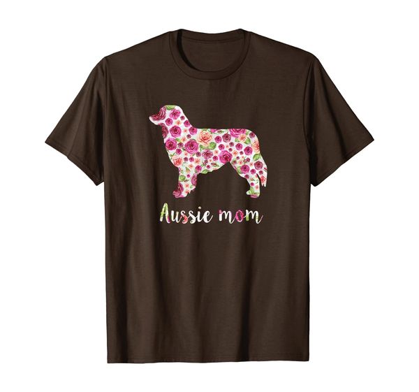 

Cute Australian shepherd Aussie Mom Roses Flower Shirt T-Shirt, Mainly pictures
