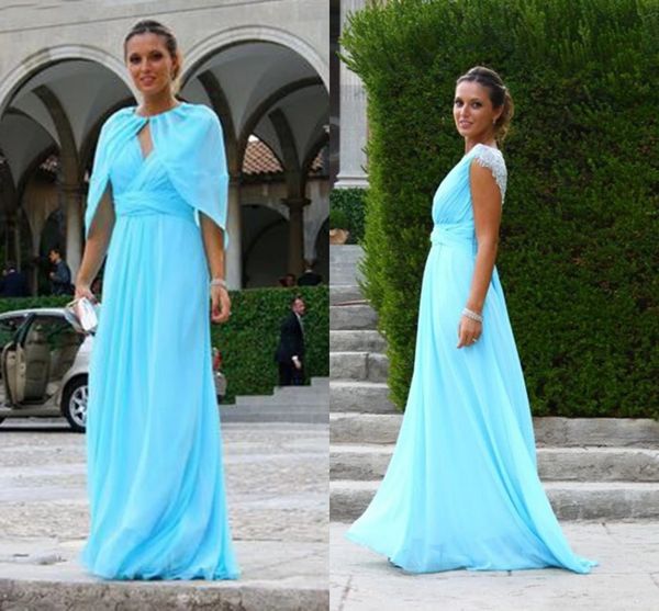 

2022 unique designer evening formal dresses with wrap chiffon blue pleated v neck long beaded ruched pageant party prom mother dress, Black;red