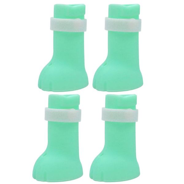

cat costumes 4pcs/set for bathing multifunction pet boots silicone anti scratch shoes adjustable protector shaving home nail cover