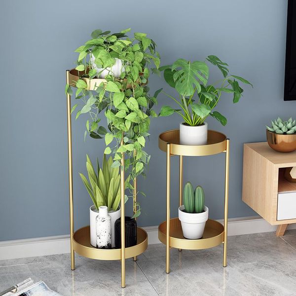 

hooks & rails flower shelf indoor floor-to-ceiling multi-layer pot rack simple living room balcony corner green radish rackshelf