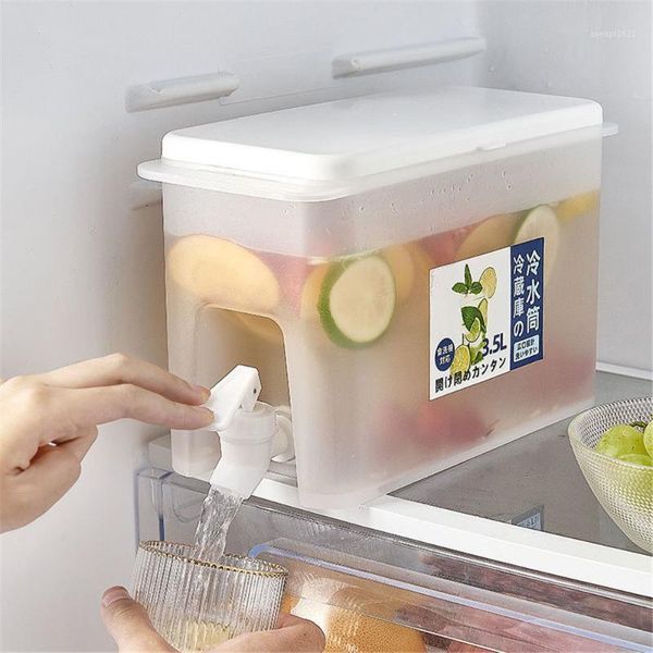 

storage bottles & jars teapot household can rotate with tap water jug drinkware drinks dispenser ice bucket