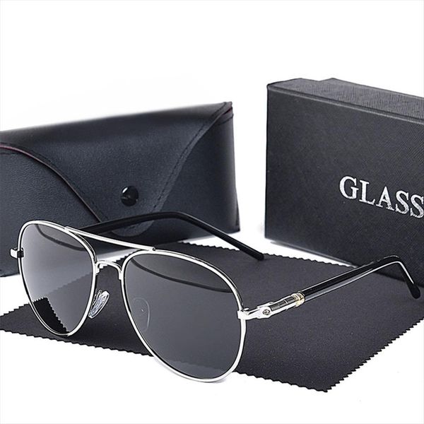 

pchromic sunglasses men women polarized chameleon glasses driving goggles anti glare sun zonnebril heren, White;black