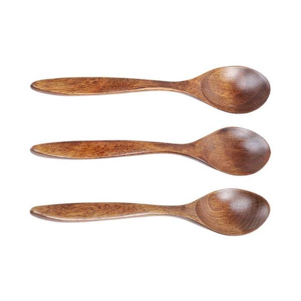 

wooden spoon mini honey japanese style seasoning short handle sugar spoons