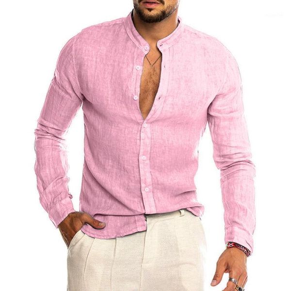 

men's casual shirts summer cool breathable cotton linen shirt for man, White;black